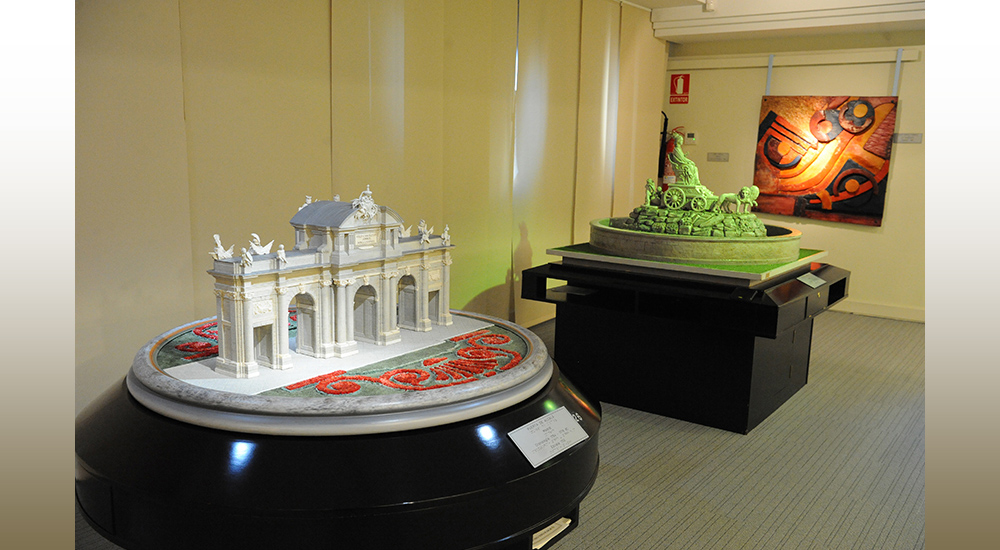 Maquetas de la Puerta de Alcalá y La Cibeles