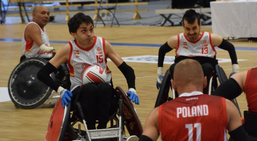 Partido de la selección española de Rgby en Silla de Ruedas
