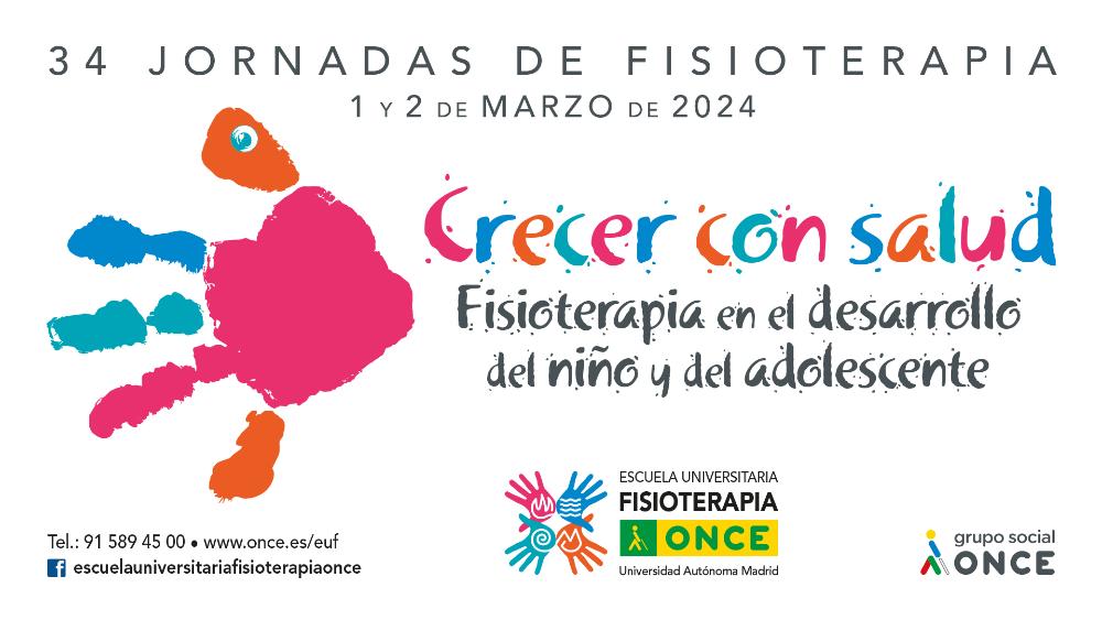 Cartel de las 34 Jornadas de Fisioterapia
