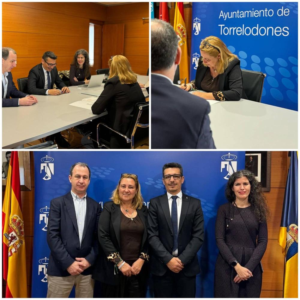 Reunión en el Ayuntamiento de Torrelodones