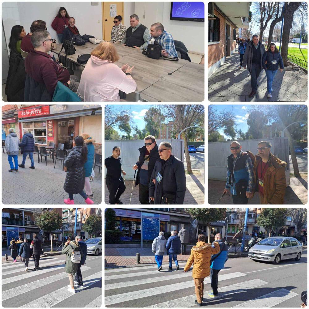 Varios momentos del encuentro de voluntarios
