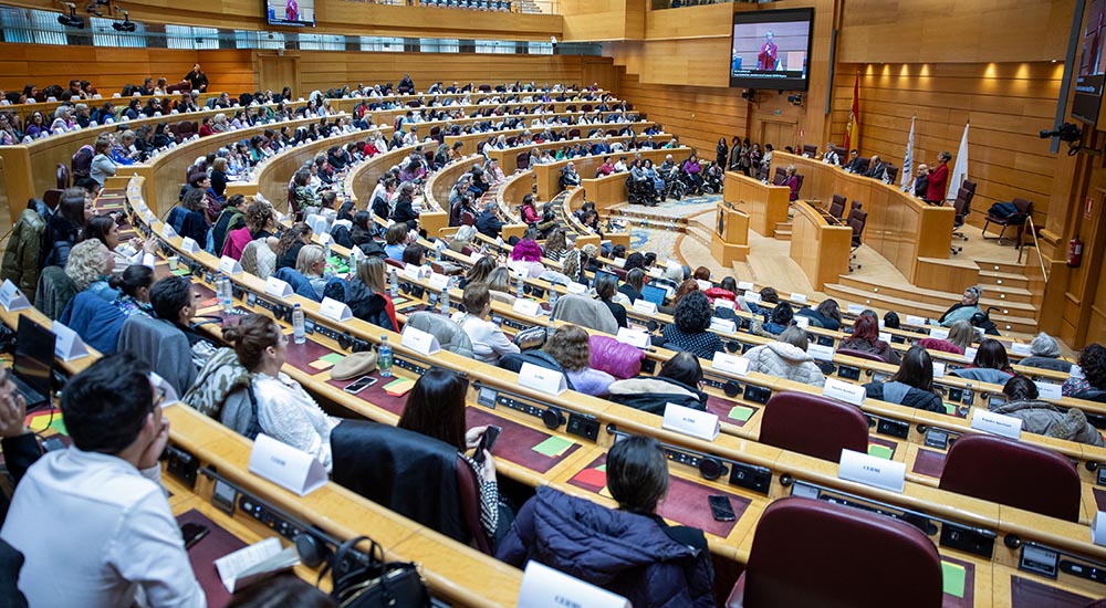 Presentación de la declaración ante el Senado