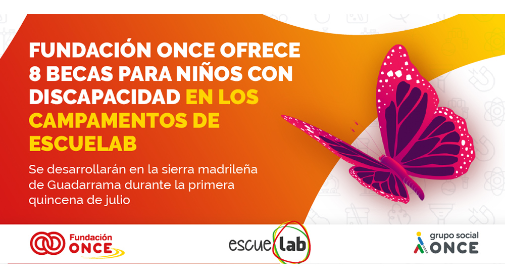 Cartel de la convocatoria de las becas