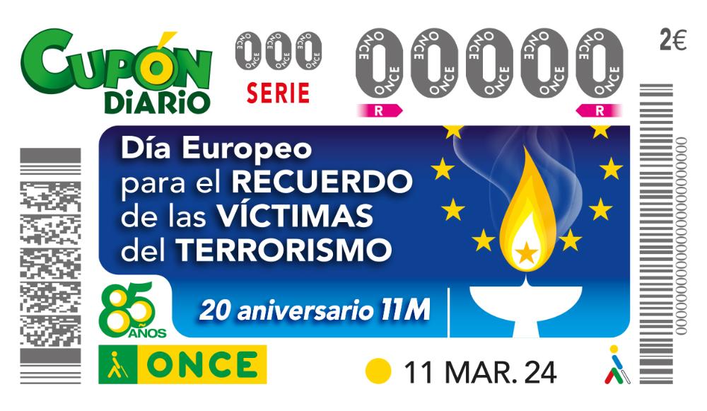 Cupón del 11 de marzo
