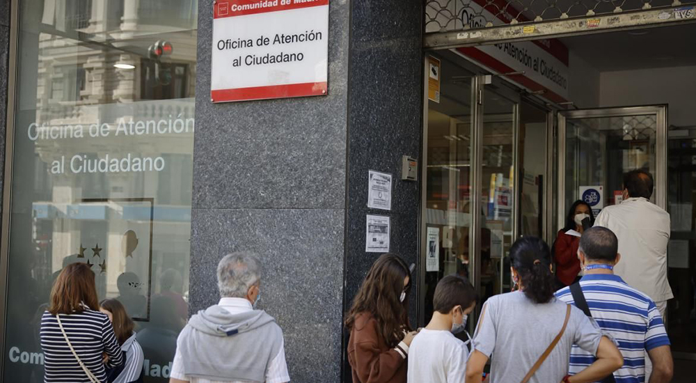 Una oficina de atención al ciudadano