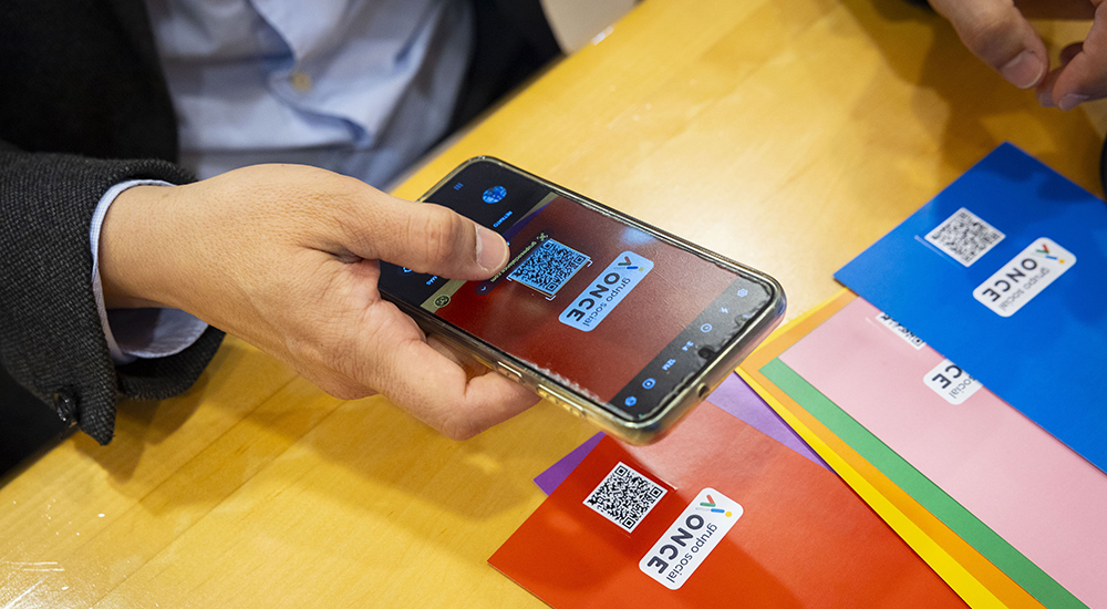 Papeletas con el Código QR