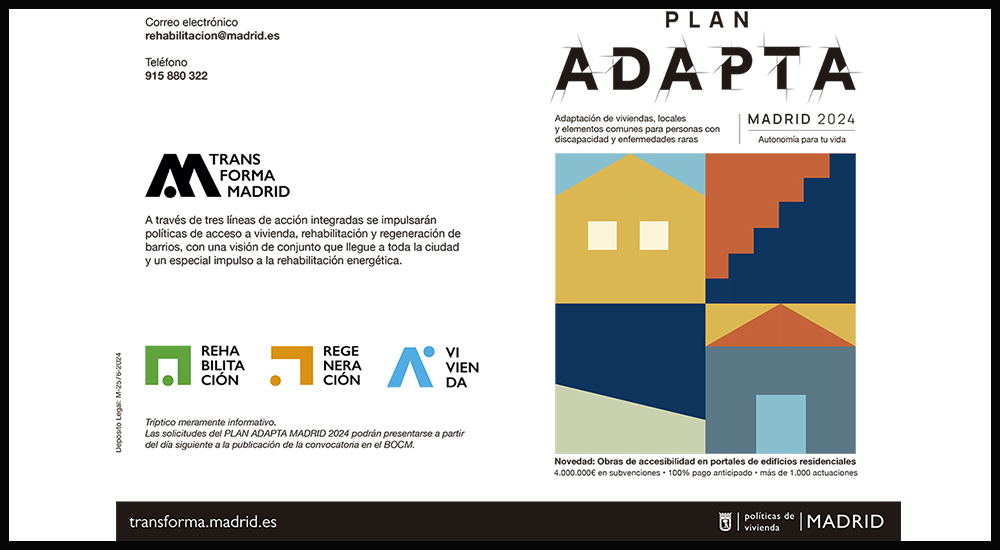 Cartel del Plan Adapta 2024