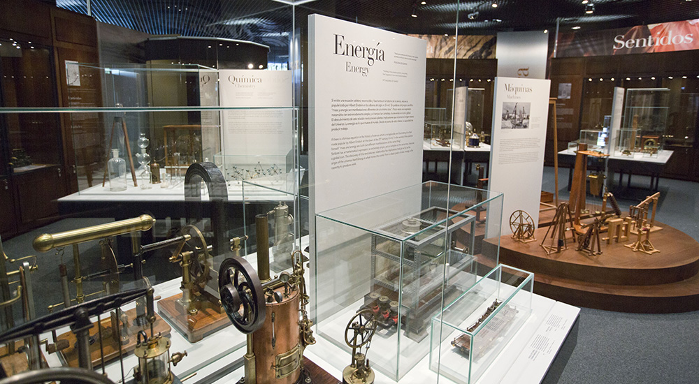 Una de las salas de la exposición permanente del MUNCYT