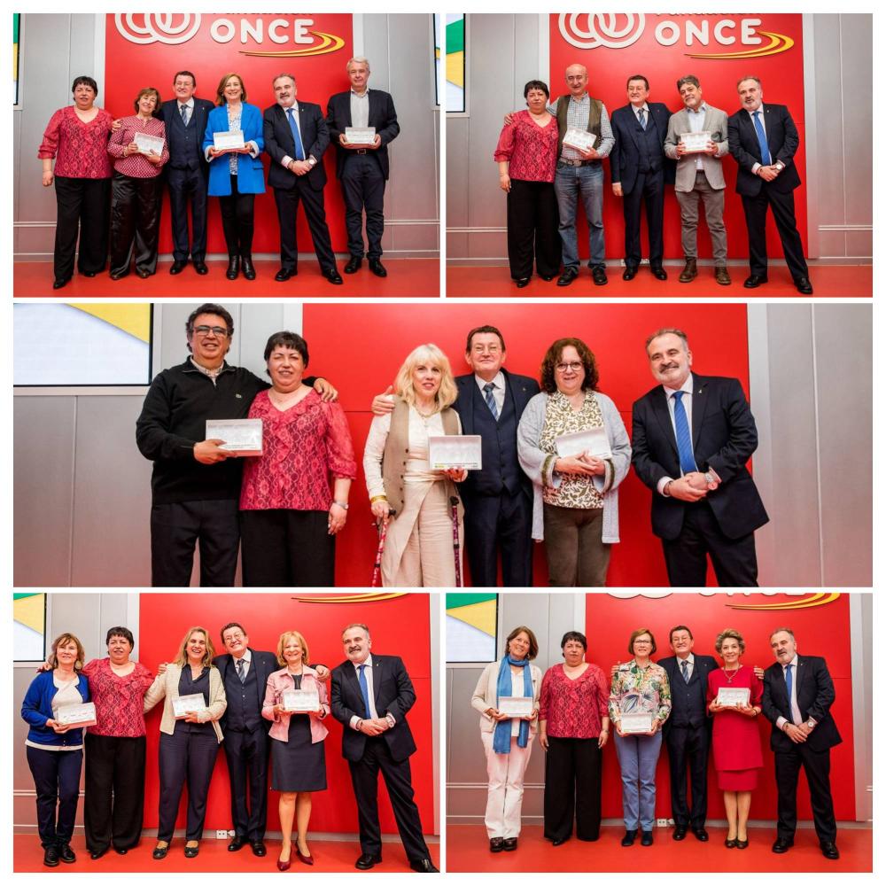 Collage con varios de los homenajeados