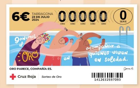 Boleto del Sorteo de Oro de la Cruz Roja