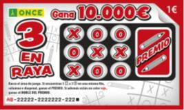 Boleto del Rasca 3 en Raya