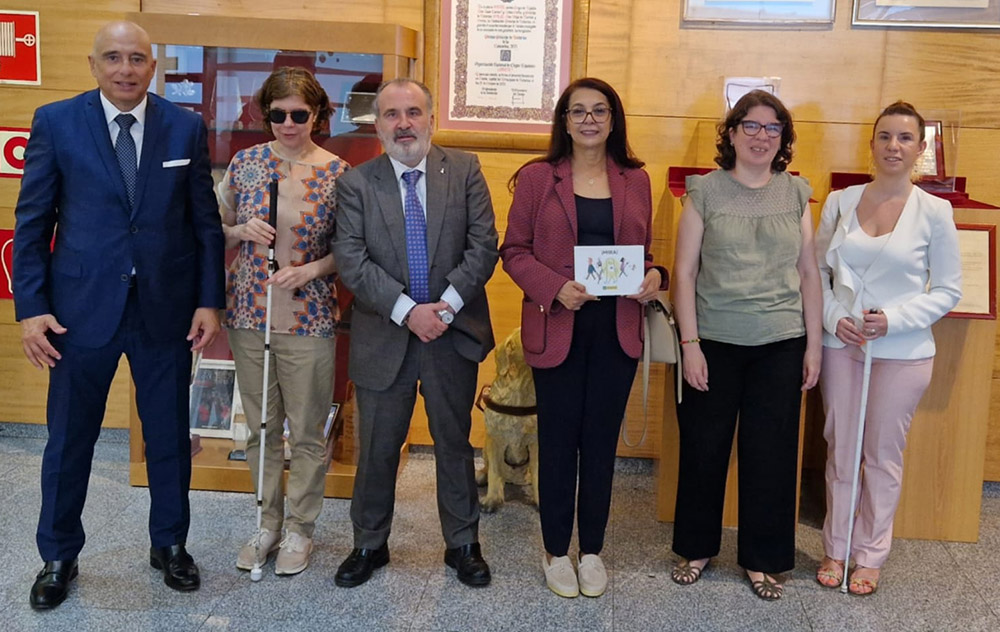 Visita a la Delegación de la ONCE en Madrid