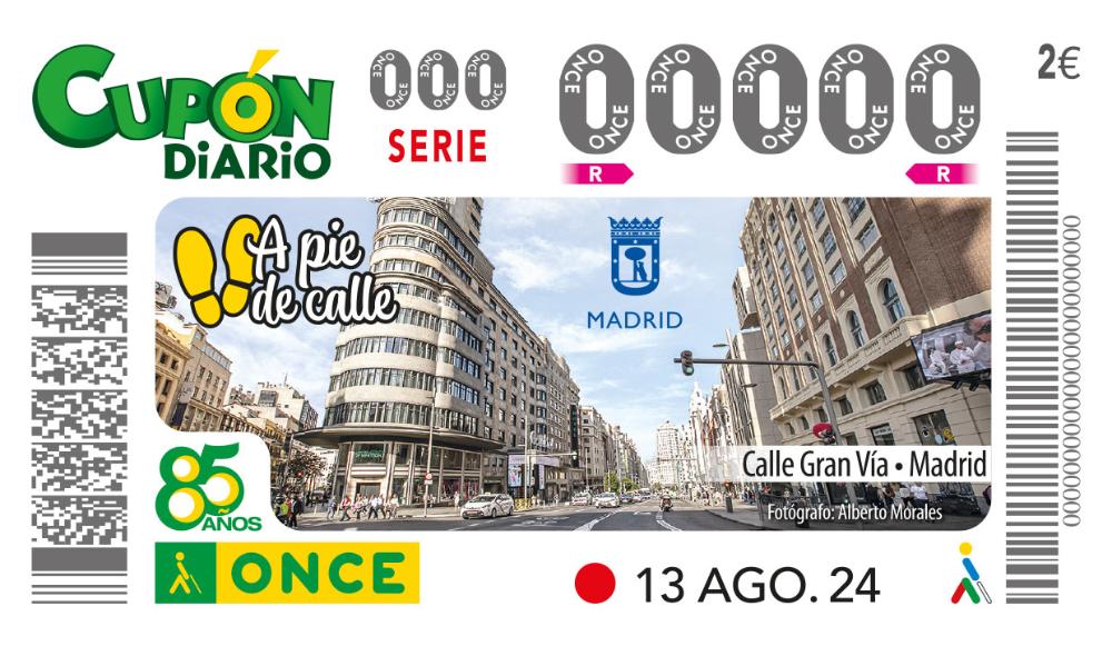 Cupón dedicado a la Gran Vía