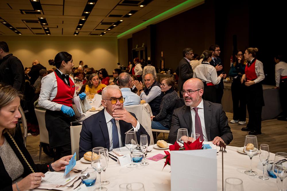 Jorge Íniguez y Francisco Martín sentados a la mesa