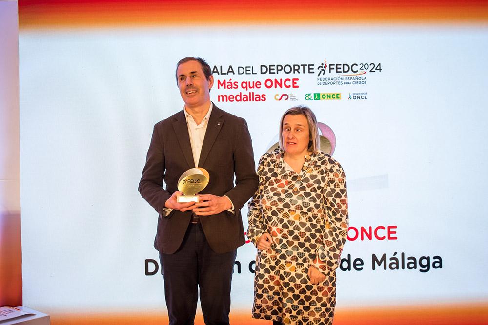 ONCE Málaga recoge el galardón