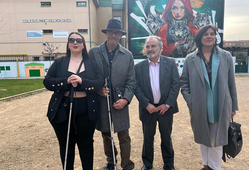 Érika, Germán Moya, Luis Natalio y Pilar Soret