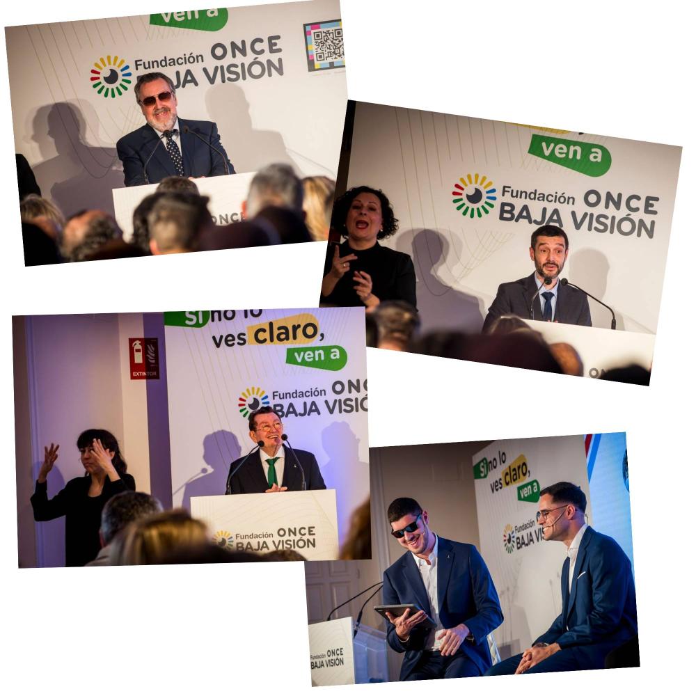 Carballeda, Bustinduy, Ángel Sánchez y Adonay Viera durante sus intervenciones