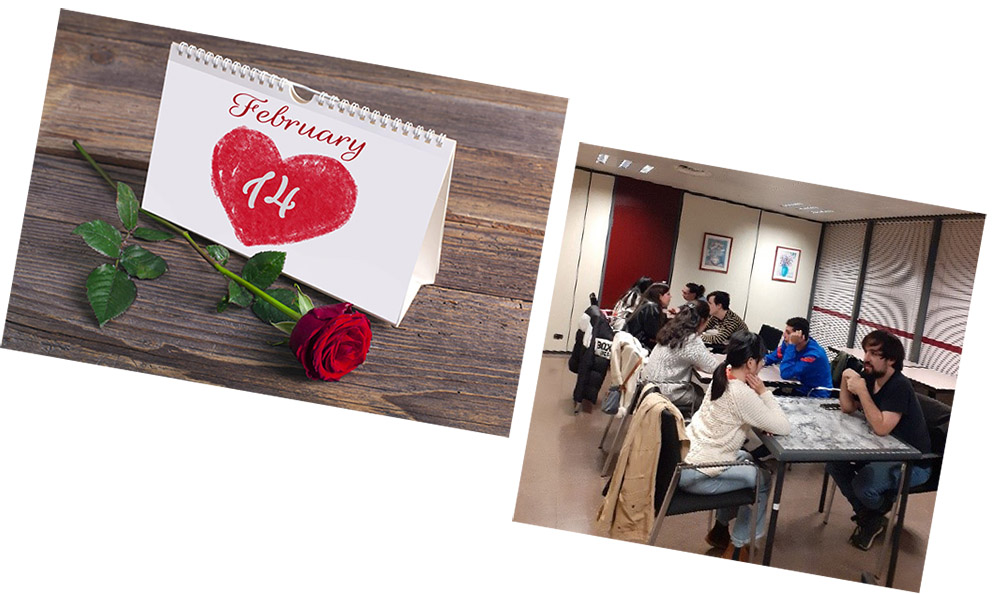Los participantes en una de las pruebas del First Dates