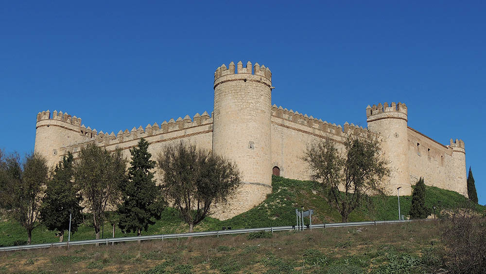 Vista panorámica del Castillo de Maqueda