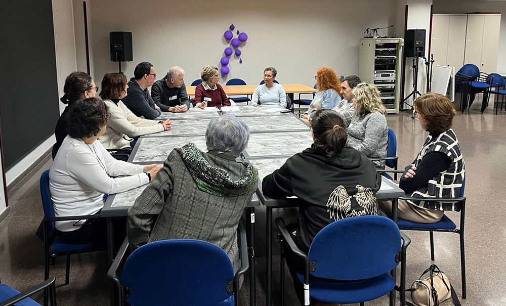 Una de las mesas de debate de la jornada de voluntariado