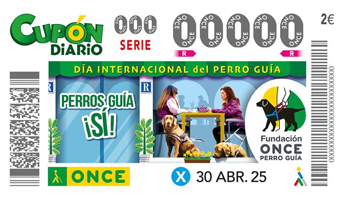 Cupón dedicado al Día Internacional del Perro Guía