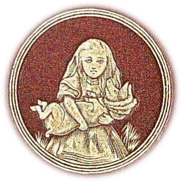 Detalle de Alicia en la portada