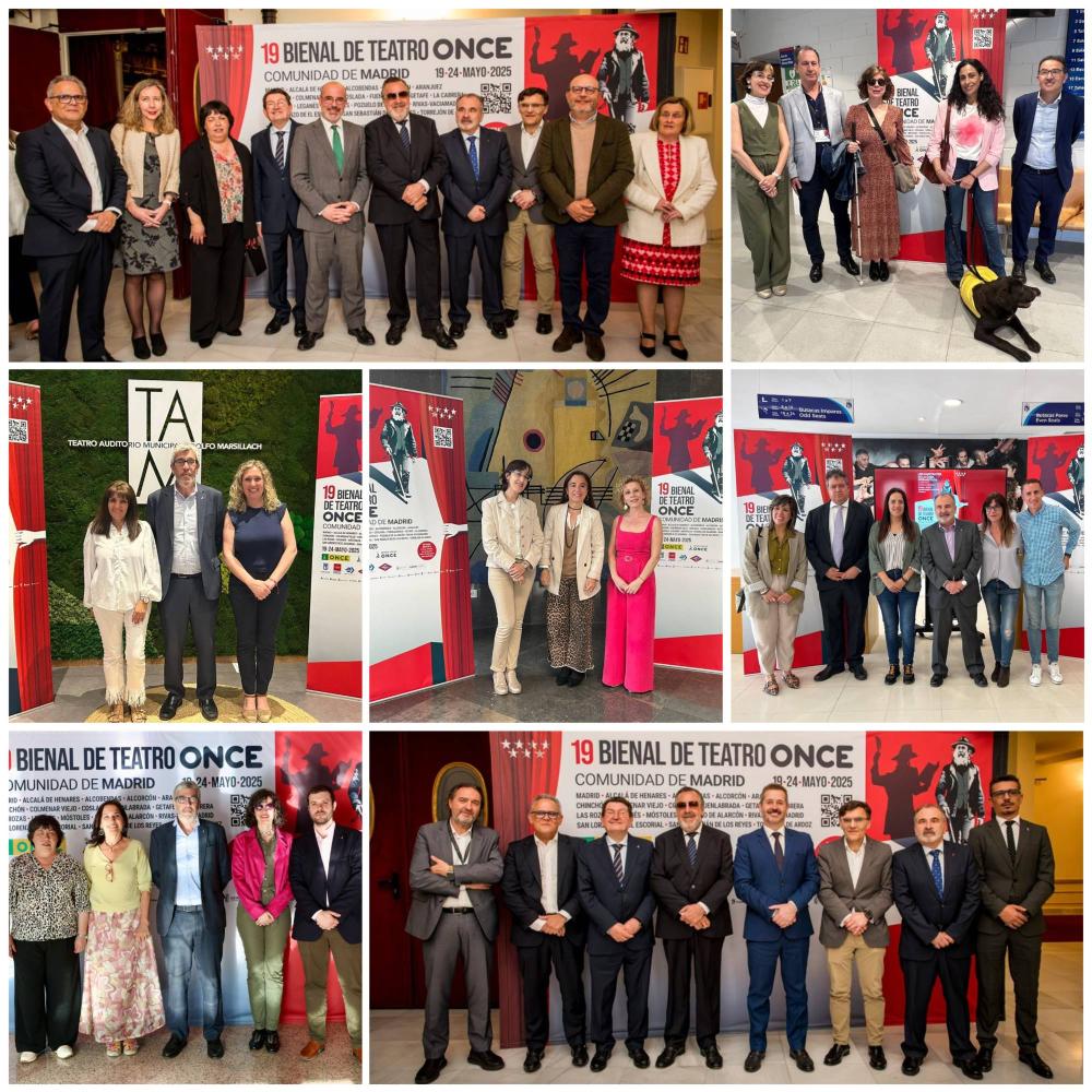 Collage con las autoridades asistentes
