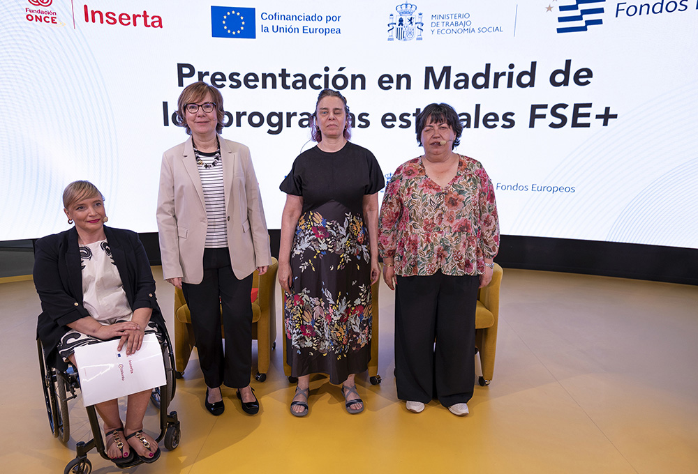 De izda. a drcha. Carmen Montes, Belén García, Virginia Carcedo y Teresa Rodríguez