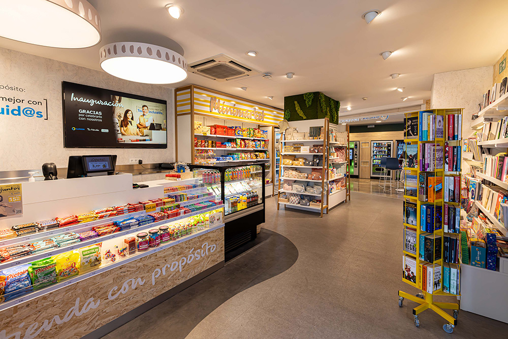 Interior de la nueva tienda