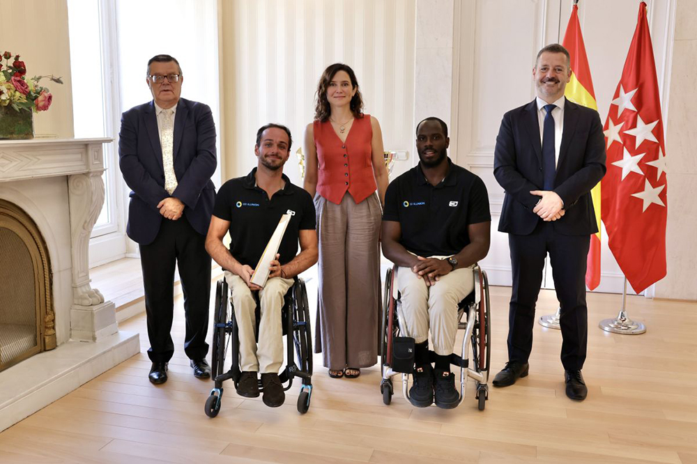 Foto de familia de la recepción