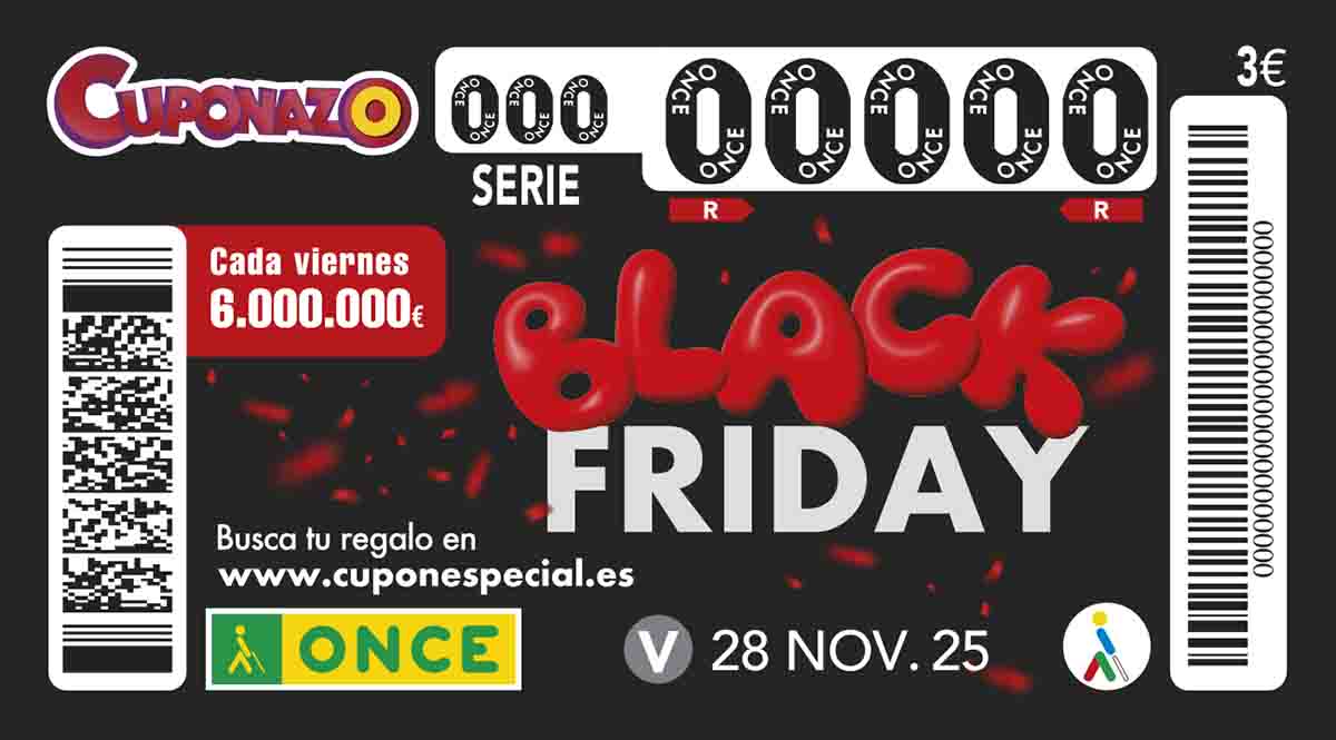 Cupón del 28 de noviembre dedicado al Black Friday