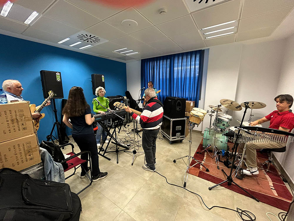 La Leyenda en su ensayo en el CRE de Madrid