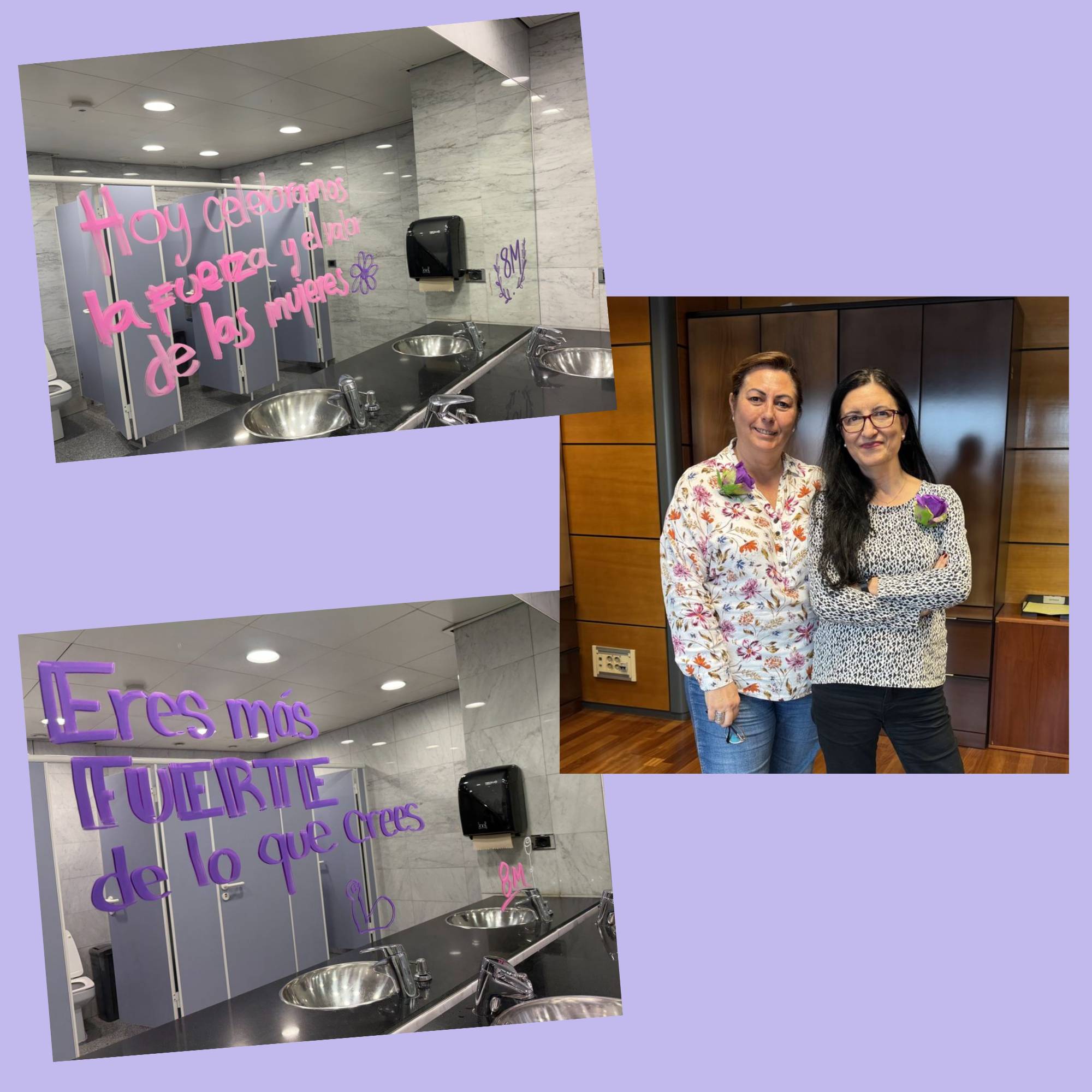 Algunos de los mensajes de "Siembre igualdad"