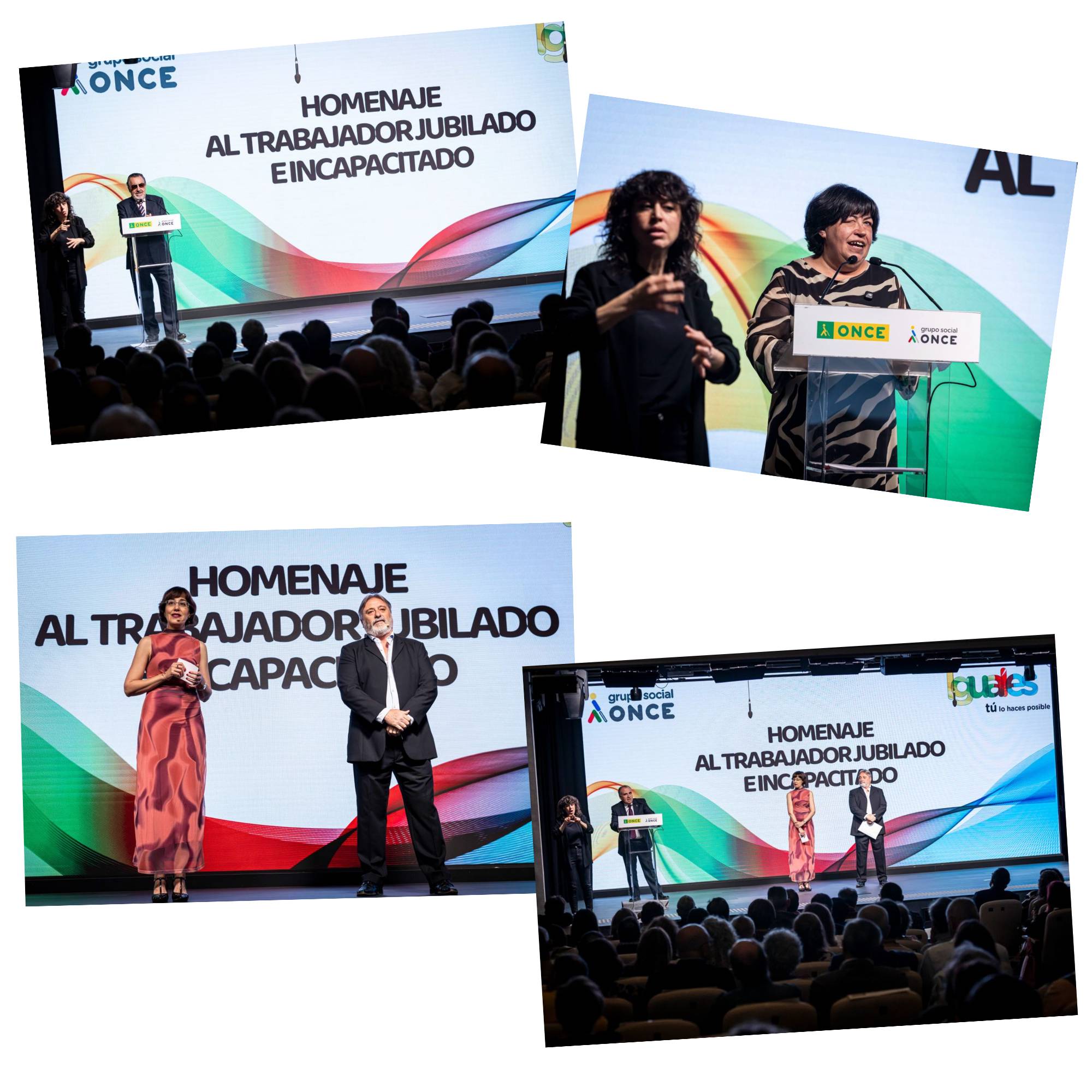 Fotos de las autoridades y de los presentadores