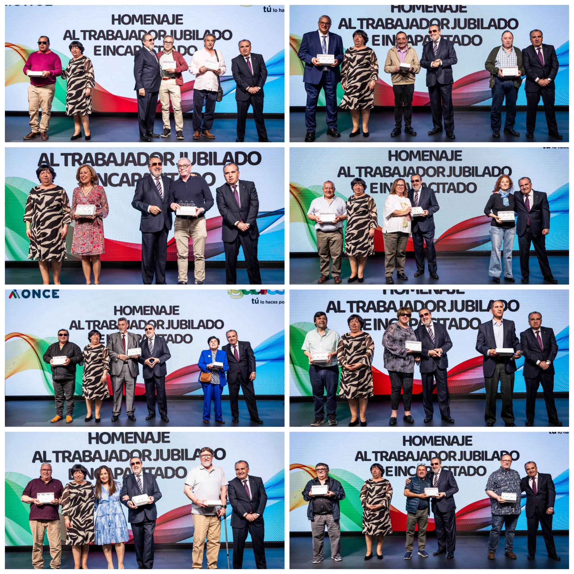 Grupo de homenajeados