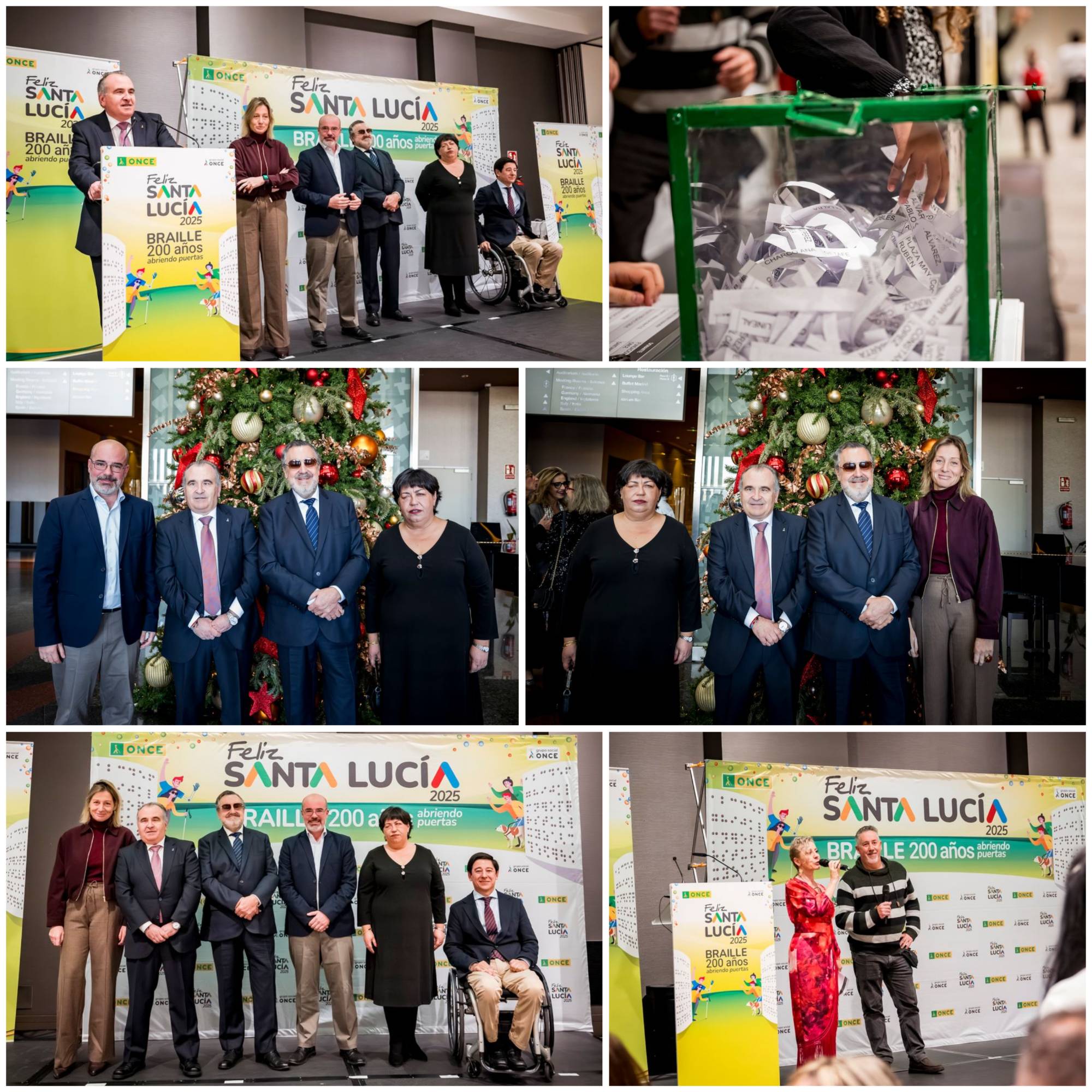 Varios momentos de la inauguración de la jornada