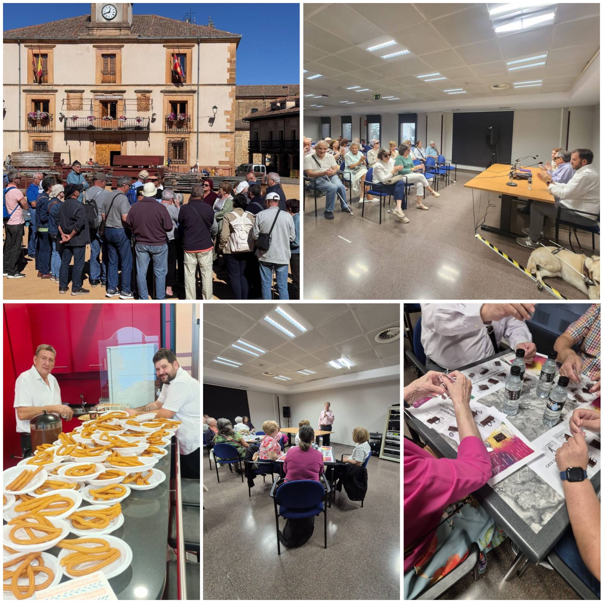 Collage con varios momentos de la Semana del Mayor