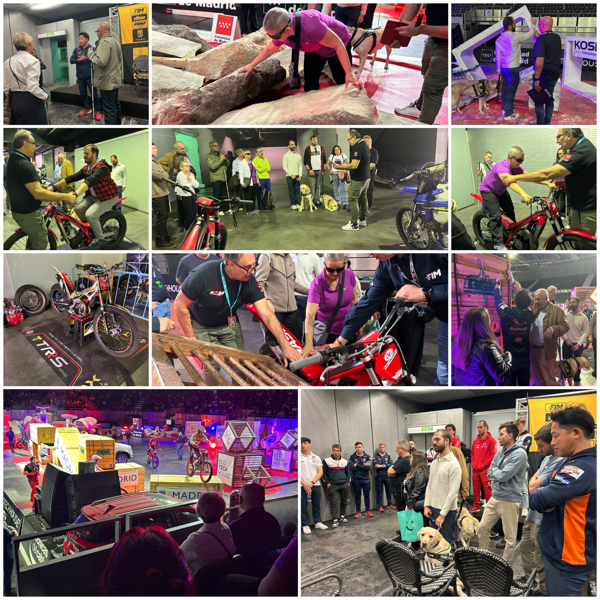 Varios momentos de la jornada en el X-Trial