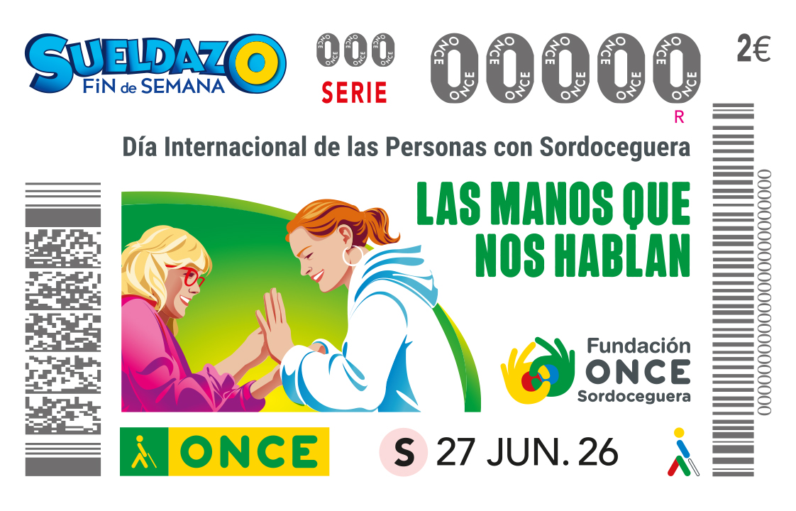 Cupón dedicado al Día Internacional de las Personas con Sordoceguera