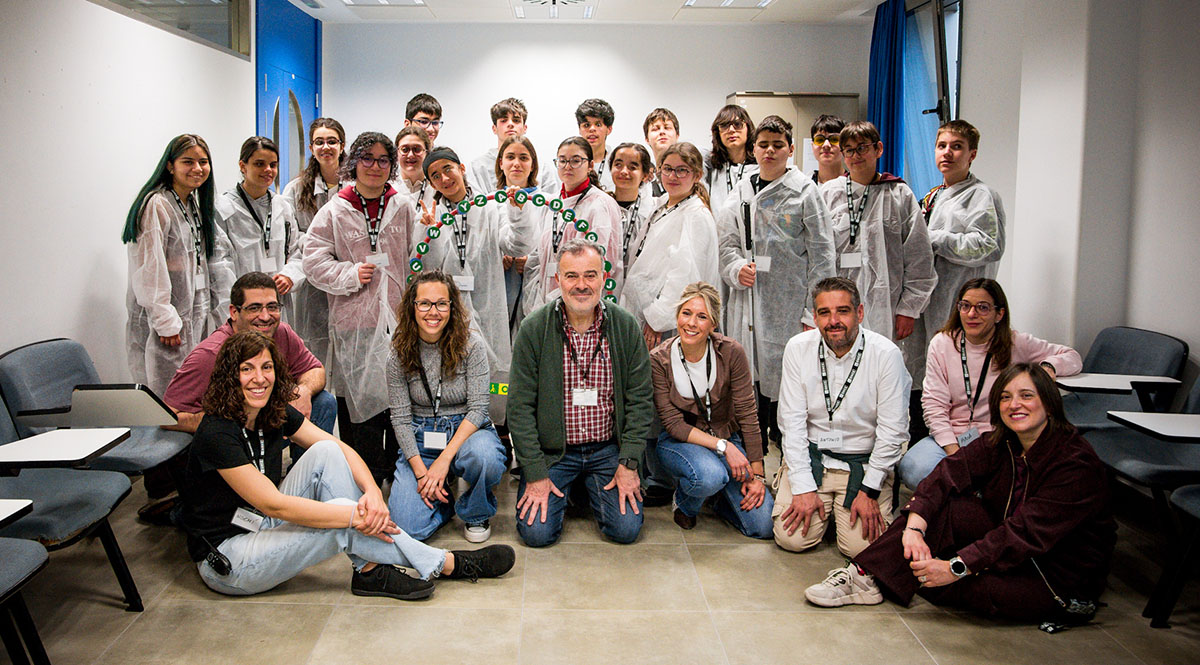 Todos los participantes en el campus biológico del CRE de Madrid