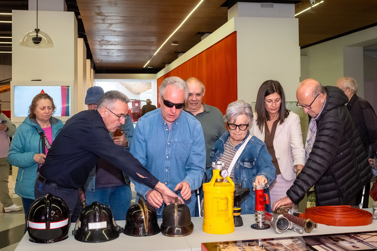 Visita al Museo de un grupo de personas afiliadas