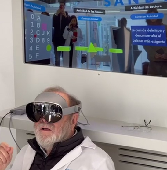 Revisión ocular dentro del trailer informativo