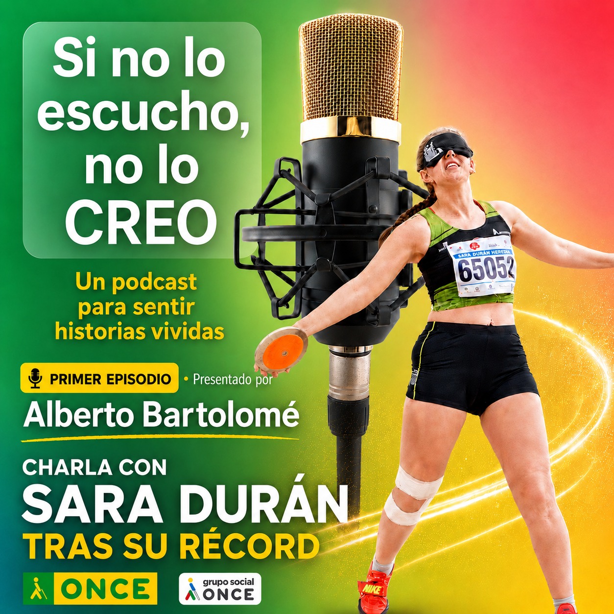 Cartel del pódcast dedicado a Sara Durán